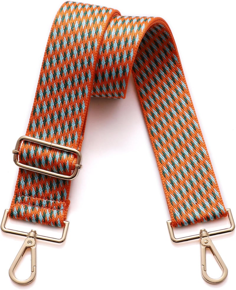 S-Jacorry Purse Strap Replacement Crossbody Wide Shoulder Strap Adjustable Canvas Straps Handbag Strap Replacement Belts - Image 1